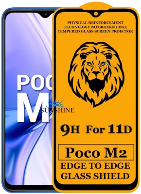 SUNSHINE Edge To Edge Tempered Glass for XIAOMI POCO M2(Pack of 1)