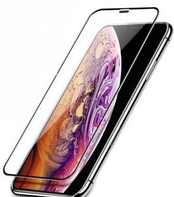 kentop Edge To Edge Tempered Glass for Apple iPhone XS(Pack of 1)