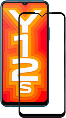 OYNX Edge To Edge Tempered Glass for . ViVO Y12s(Pack of 1)