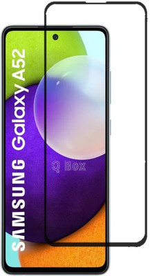 Q Box Edge To Edge Tempered Glass for Samsung Galaxy A52(Pack of 1)