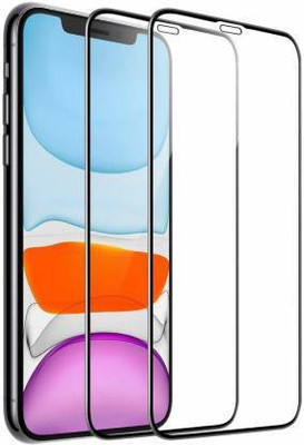 kentop Edge To Edge Tempered Glass for Apple iPhone X(Pack of 2)