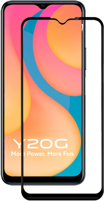 RONI TELECOM Edge To Edge Tempered Glass for vivo Y20G(Pack of 1)