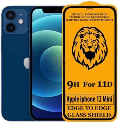 kentop Edge To Edge Tempered Glass for Apple iPhone 12 mini(Pack of 1)