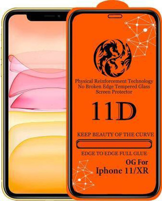 kentop Edge To Edge Tempered Glass for Apple iPhone XR(Pack of 1)