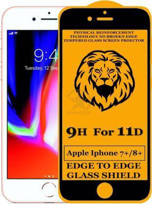 kentop Edge To Edge Tempered Glass for Apple iPhone 8 Plus(Pack of 1)