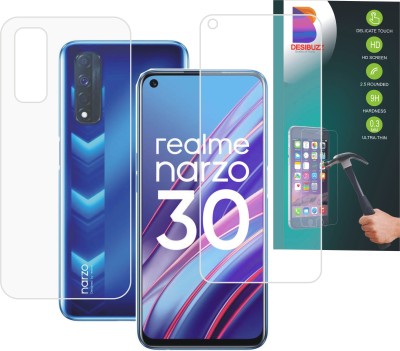 DESIBUZZ Impossible Screen Guard for Realme Narzo 30(Pack of 2)