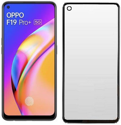 MaxR Edge To Edge Tempered Glass for Oppo F19s(Pack of 1)