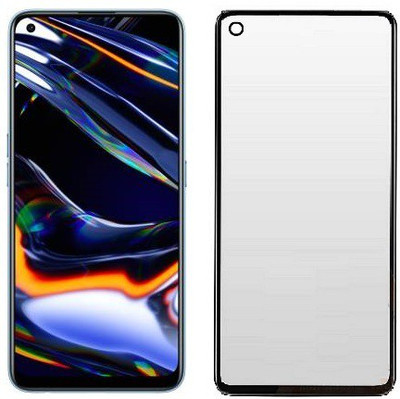 XRENGTH Edge To Edge Tempered Glass for Oppo F19 Oppo F19 Pro Oppo F19 Pro Plus(Pack of 1)