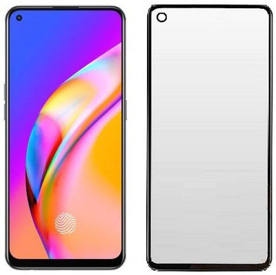 KMPERED Edge To Edge Tempered Glass for Oppo A52, Oppo A54, Oppo A74(Pack of 1)