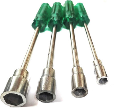 Lilyton Nut Driver Ratchet Screwdriver Set(Pack of 4)