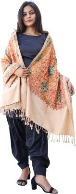 BE SWADESHI Wool Embroidered Women Shawl(Multicolor)