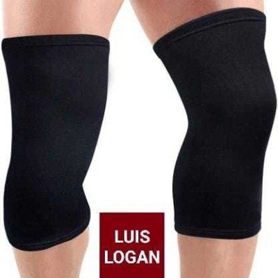 LUIS LOGAN LL Ortho Pro Stretchable Knee Cap for Pain Relief (BLACK,XXL) Knee Support(Black)