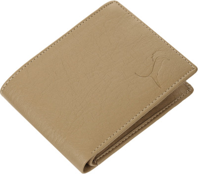 Wildedge Men Beige Artificial Leather Wallet(6 Card Slots)