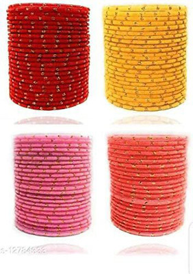 Shubhlaxmi Glass Bangle Set(Pack of 96)