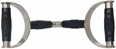 LCARNO AS GYM Rowing Imported Double D-Handle Multi-training Bar (Silver) Push-up Bar