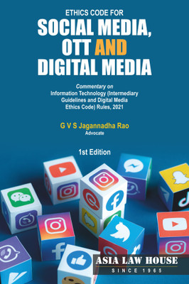 Ethics Code for Social Media, OTT and Digital Media(Paperback, G V S Jagannadha Rao)