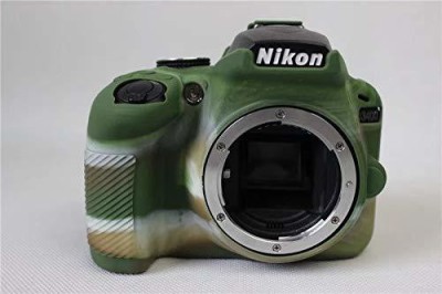 digiclicks Silicone Cover Protective Camera Cover for Nikon D3300 Camera Case-Camouflage  Camera Bag(Green)