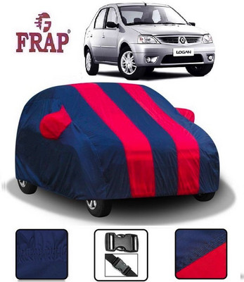 Frap Car Cover For Mahindra Logan (With Mirror Pockets)(Red, Blue)