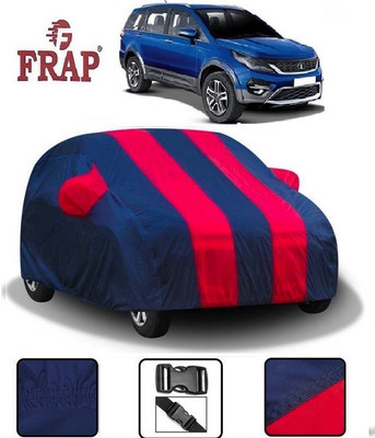 Frap Car Cover For Tata Hexa (With Mirror Pockets)(Red, Blue)