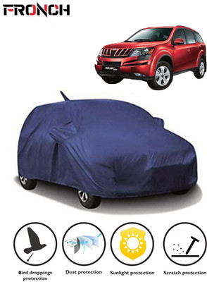 FRONCH Car Cover For Mahindra XUV 500 (With Mirror Pockets)(Blue)
