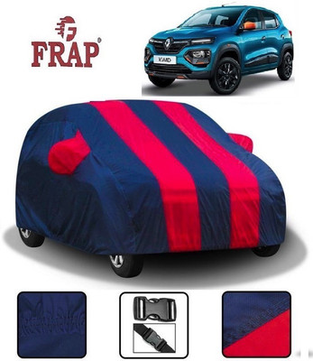 Frap Car Cover For Renault Kwid (With Mirror Pockets)(Red, Blue)