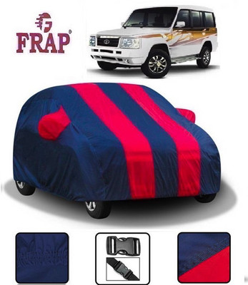 Frap Car Cover For Tata Sumo (With Mirror Pockets)(Red, Blue)