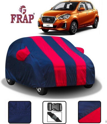 Frap Car Cover For Datsun GO NXT (With Mirror Pockets)(Red, Blue)