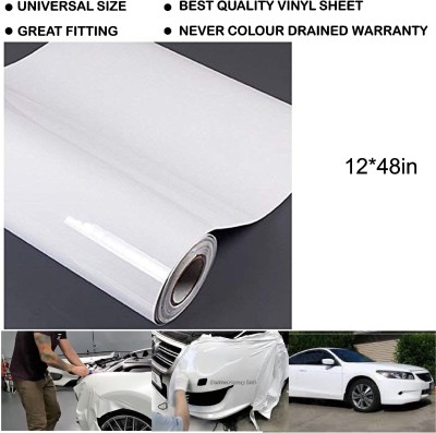 Fomieja Wrap for Car & Bike(White)