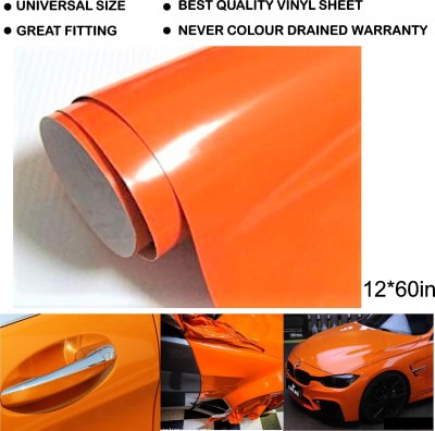 Fomieja Wrap for Car & Bike(Orange)