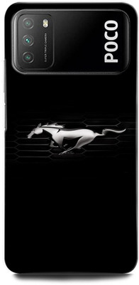 INTELLIZE Back Cover for POCO M3(Black, Hard Case, Pack of: 1)