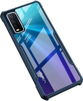 ss creation Back Cover for Vivo Y20G(Transparent, Camera Bump Protector, Silicon)