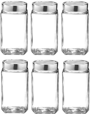 goblet Glass Utility Container  - 1000 ml(Pack of 6, Clear)