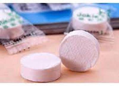 Ruchi World Magic Towel Tablet Capsules Cloth Wipes Paper Coin Cotton Tissue Mask Wet Wipes Napkin Expand With Water [PACK OF 40 Coin tablet]