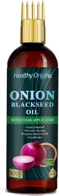 Healthy Origins Cold Pressed Kalonji Oil - Virgin Grade - Black Seed Oil WITH COMB APPLICATOR Pro (O98) Hair Oil(100 ml)