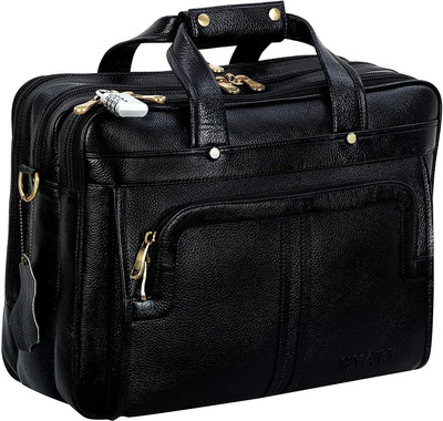 RICHSIGN Men Black Messenger Bag
