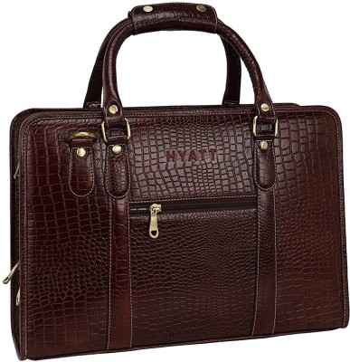 RICHSIGN LEATHER ACCESSORRIES Men Brown Messenger Bag