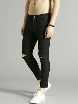Crishtaliyo Slim Men Black Jeans