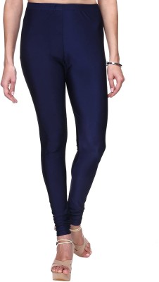 Phase of Trend Churidar  Western Wear Legging(Dark Blue, Solid)