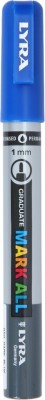 Lyra 6810050 Graduate Mark All 1.0mm Permanent Art Marker(Set of 1, Dark Blue)