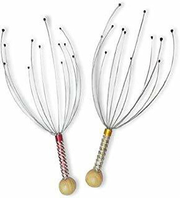 MandaniSales Scalp Massager 2 Hair Massager For Men And Women Head and Scalp Massager 1 pc Hair Massager For Men And Women Head and Scalp Massager Massager (Multicolour , Pack Of 2) Massager(Multicolor)