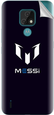 Snooky Motorola Moto E7 Mobile Skin(Black)