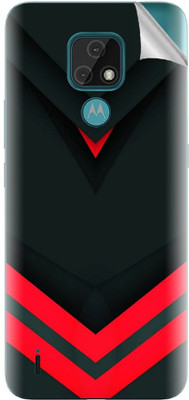 Snooky Motorola Moto E7 Mobile Skin(Black)
