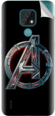 Snooky Motorola Moto E7 Mobile Skin(Black)