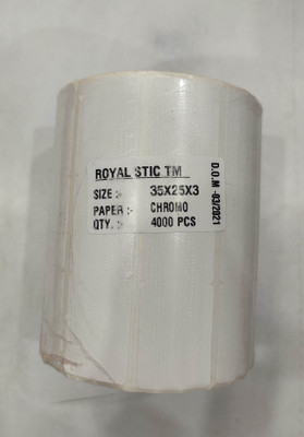 ROYAL STIC Self Adhesive Paper Label(White)