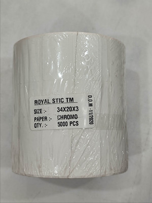 ROYAL STIC Self Adhesive Paper Label(White)