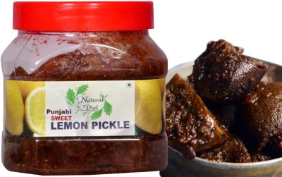 Natural Diet Premium Quality Maa Ka Hath Ka Mothermade Homemade Masalo Se Bana Chatpata Sweet n Sour Punjabi Lemon Pickle Nimbu Ka Achar 500gm You are Being Served Mothers Love Lemon Pickle(500 g)