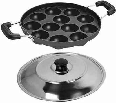 PUHBRHY APPAM PATRA Paddu Maker Pongalu Maker kuzhi piyaram Maker pan Paniyarkal with Lid Roasting Pan 23 cm diameter with Lid 1 L capacity (Aluminium, Stainless Steel, Non-stick) with Lid 0.25 L capacity 22 cm diameter(Iron, Non-stick) PUHBRHY APPAM PATRA Paddu Maker Pongalu Maker kuzhi piyaram Maker pan Paniyarkal with Lid Roasting Pan 23 cm diameter with Lid 1 L capacity (Aluminium, Stainless Steel, Non-stick) with Lid 0.25 L capacity 22 cm diameter(Iron, Non-stick)