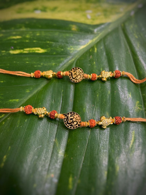 Digital Dress Room Thread 13RAK-206-2 Mauli Thread Rakhi  Set(2 Rakhi)