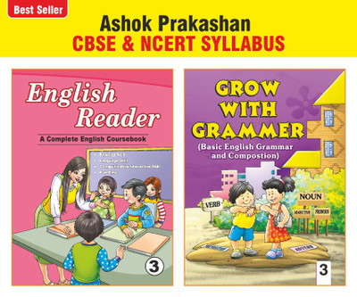 Ashok Prakashan English Reader & Grow With Grammar 3 (Set Of 2) English Coursebook With Grammar Book For Class 3 CBSE & NCERT Syllabus(Paperback, Ashok Prakashan)
