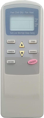 BhalTech 41 AC Compatible for  Kenstar AC Remote Controller(White)